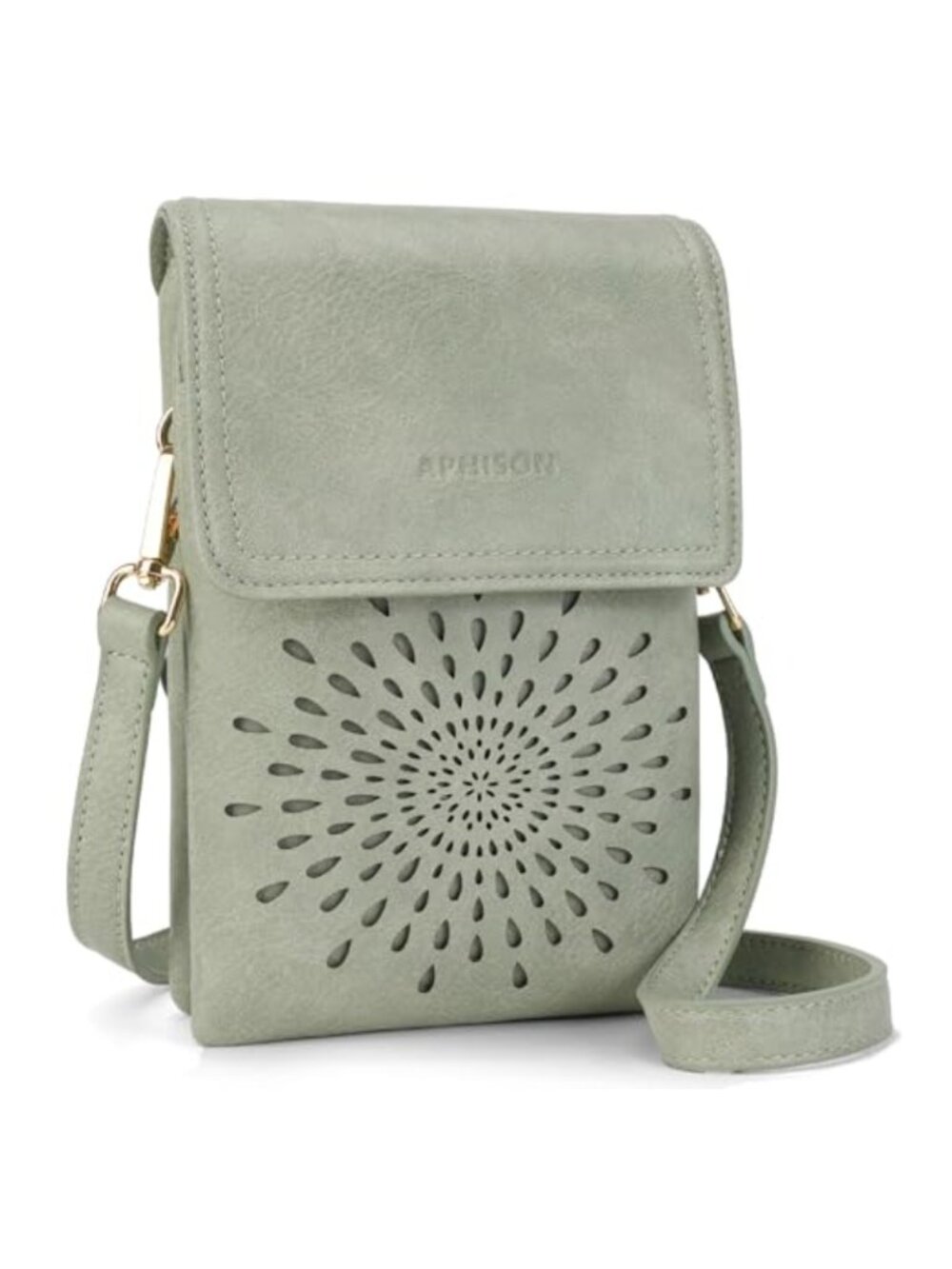 Small Crossbody Bag for Women - Vegan Leather Phone Purse with Adjustable Strap